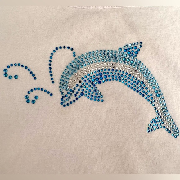 Isaac’s Designs White Dolphin 🐬T shirt XL - Picture 10 of 10